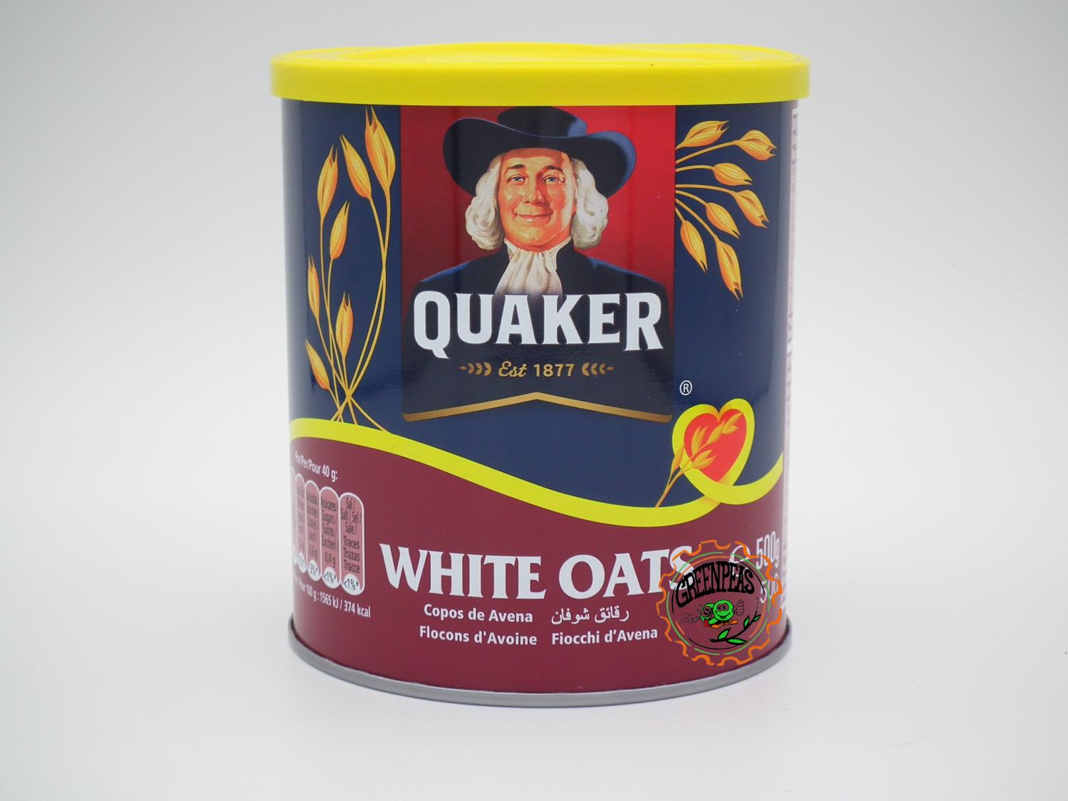 QUAKER White Oats 500gr kk