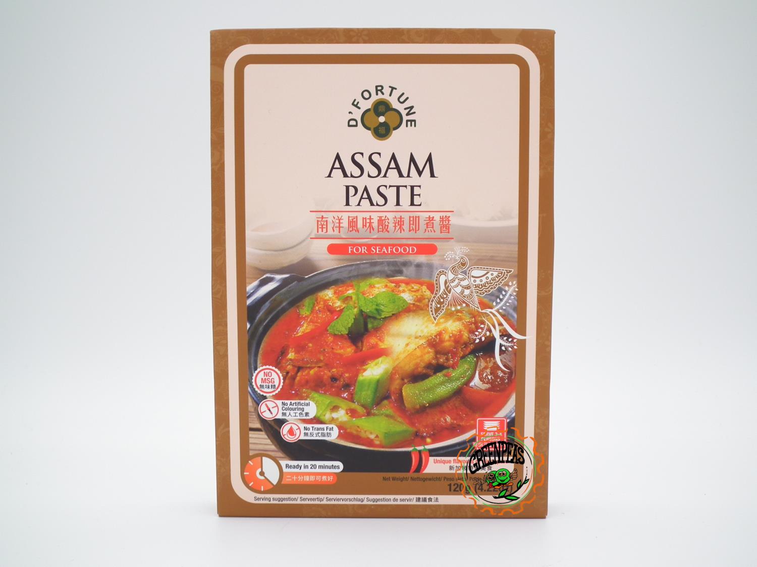 D FORTUNE Assam Paste 120gr