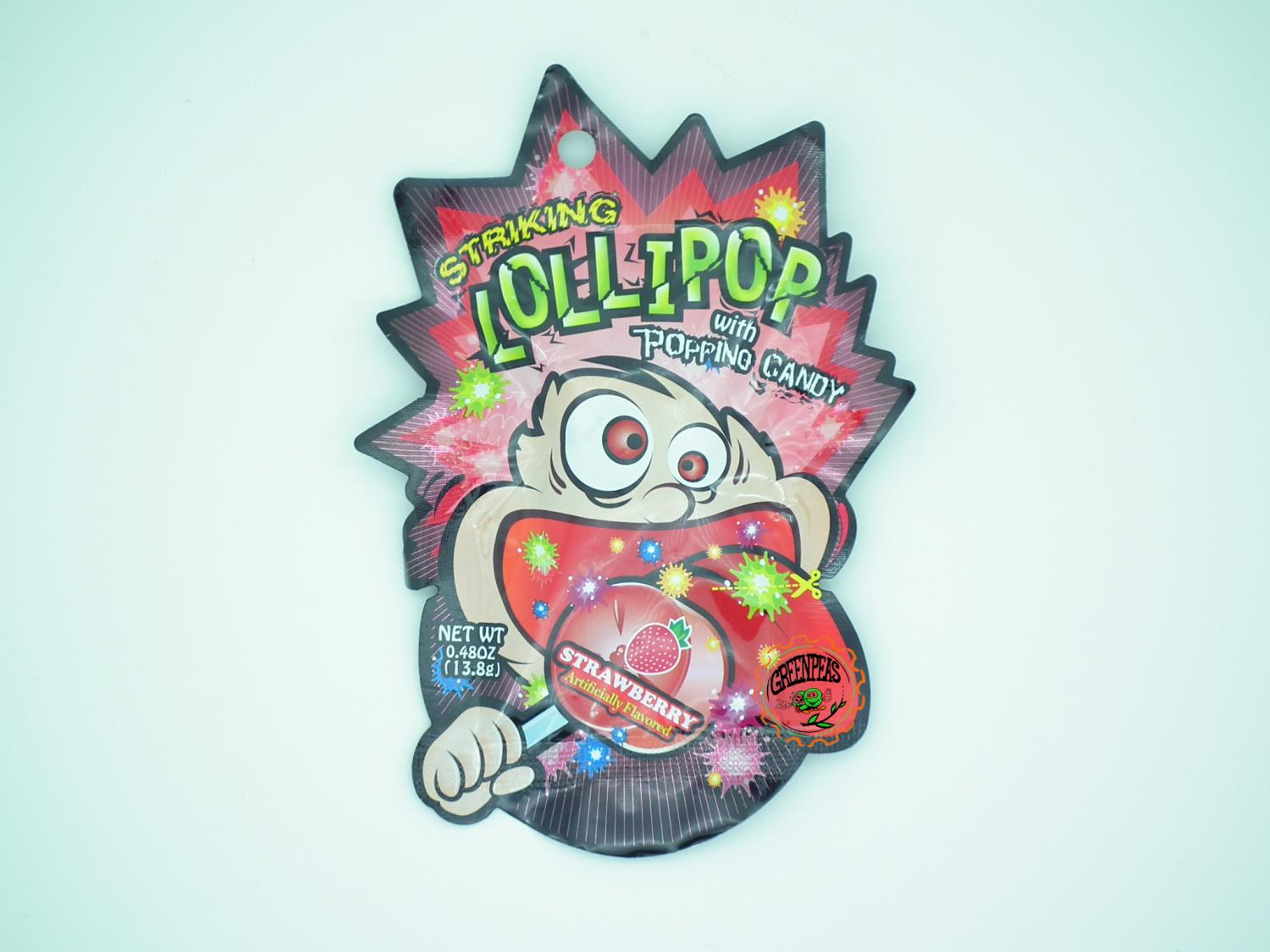 STRIKING Lollipop w Popping Candy 13,8gr kk