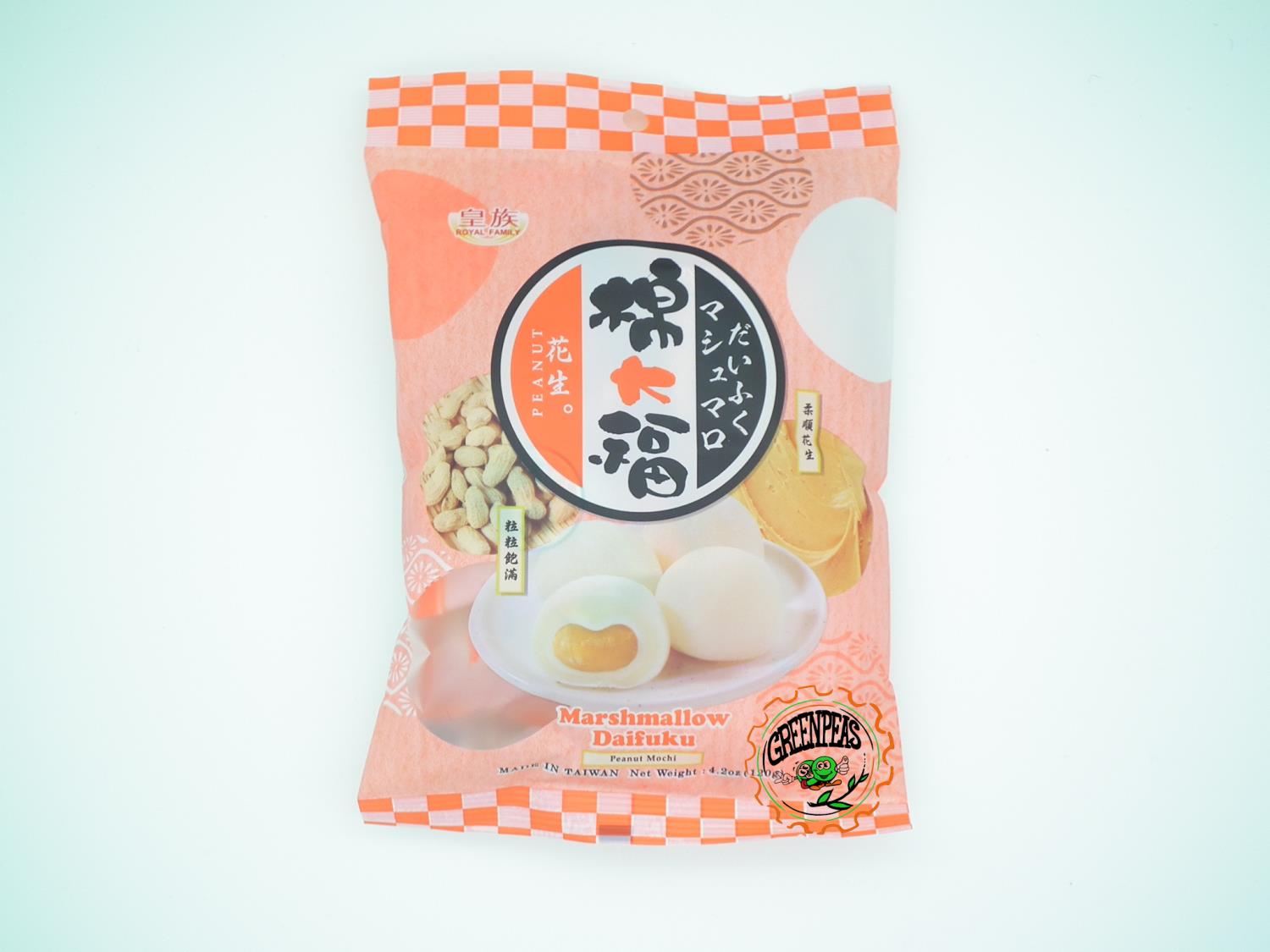 ROYAL FAMILY Marshmallow Daifuku Peanut Mochi 120gr