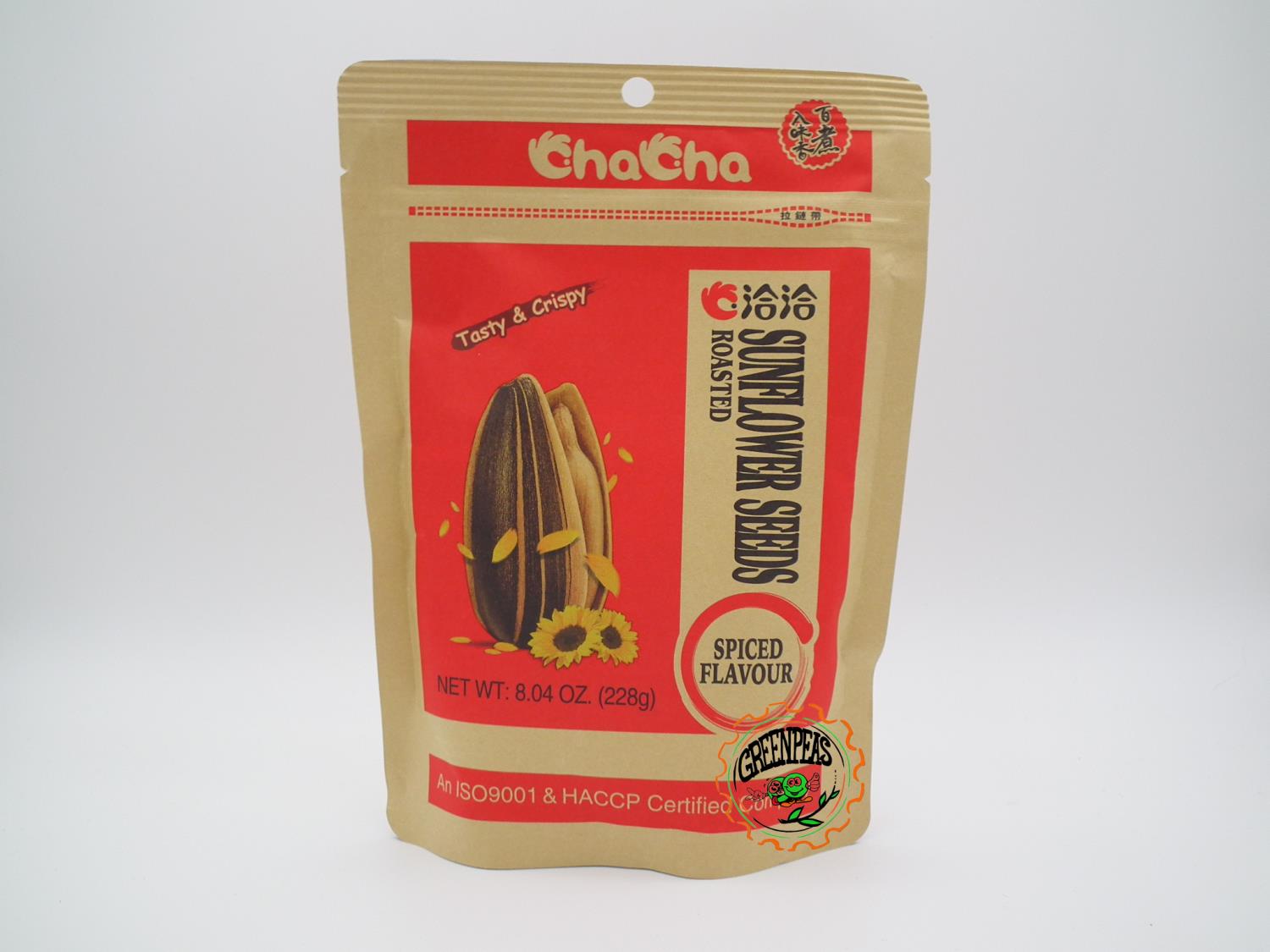 CHA CHA Roasted Sunflower Seeds Spiced 226-228gr