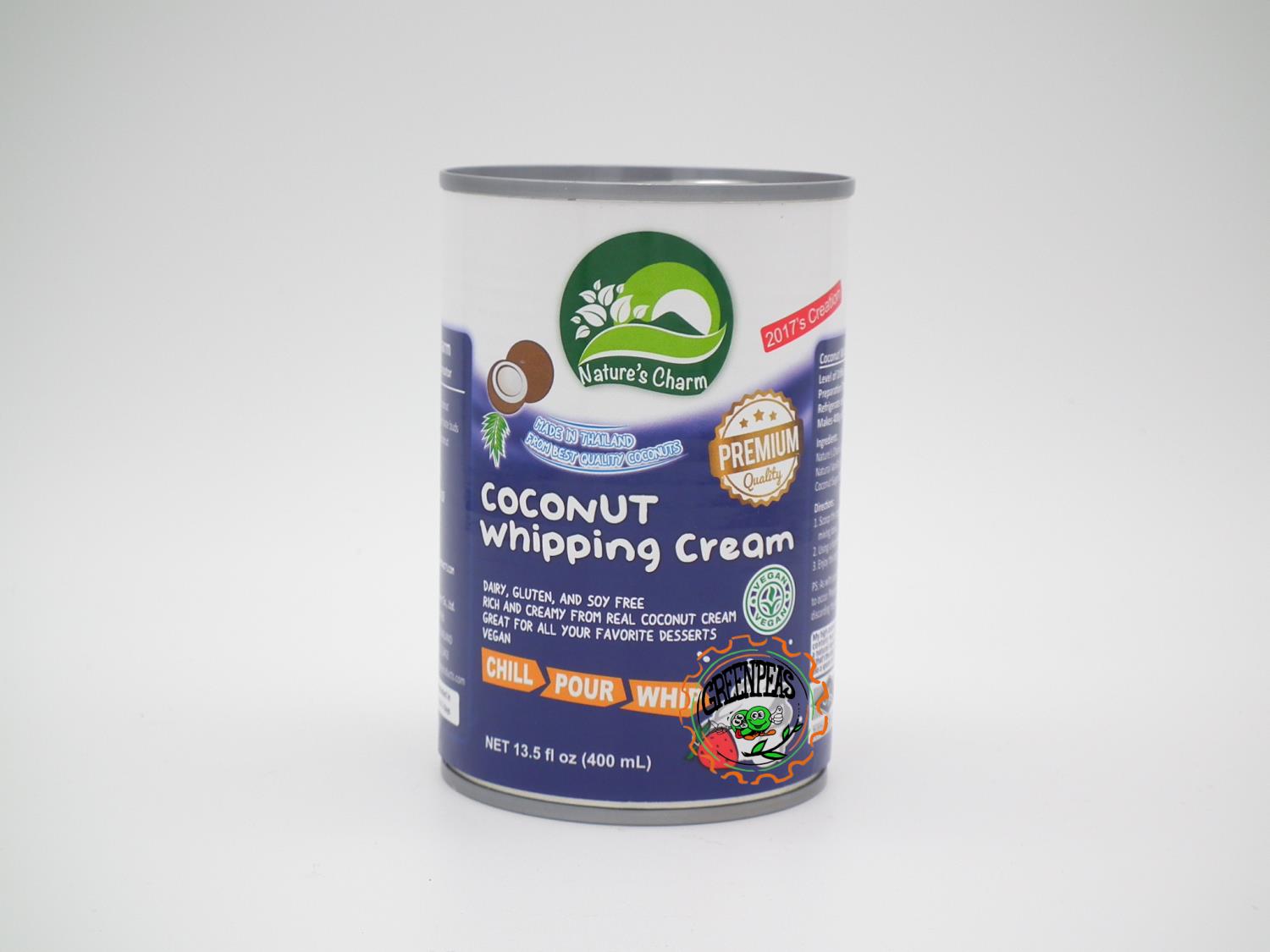 NATURES CHARM Coconut Whipping Cream Vegan 400ml