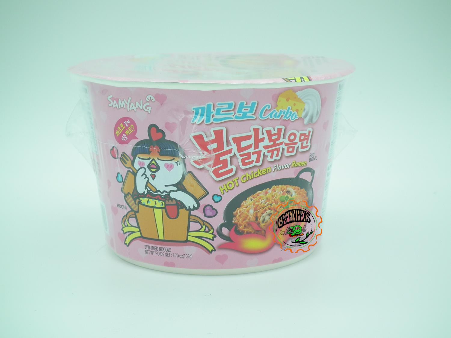 SAMYANG Inst Noodle Hot Chicken Ramen Carbonara Big Bowl 105gr