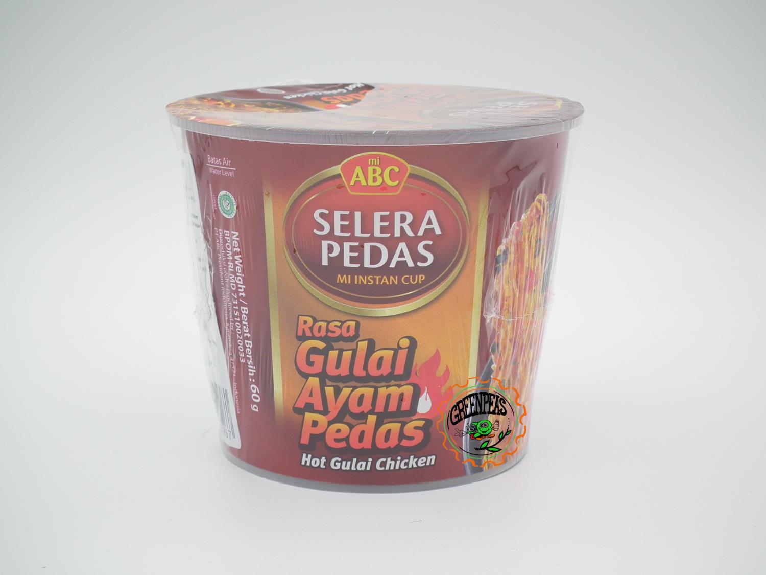 ABC Hot Gulai Ayam Chicken Noodles CUP 60gr