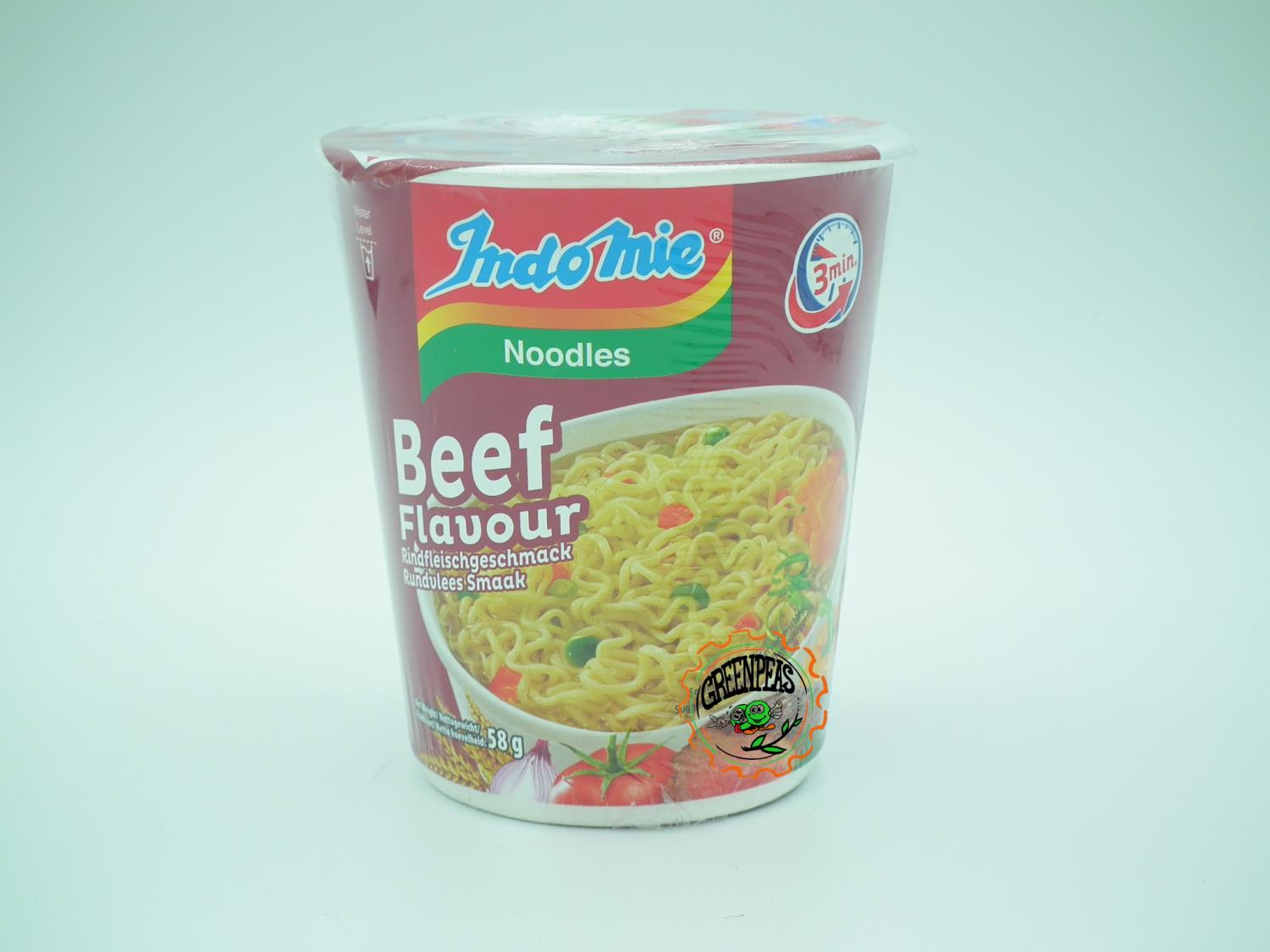 INDOMIE Cup Noodle Beef Flav 58gr