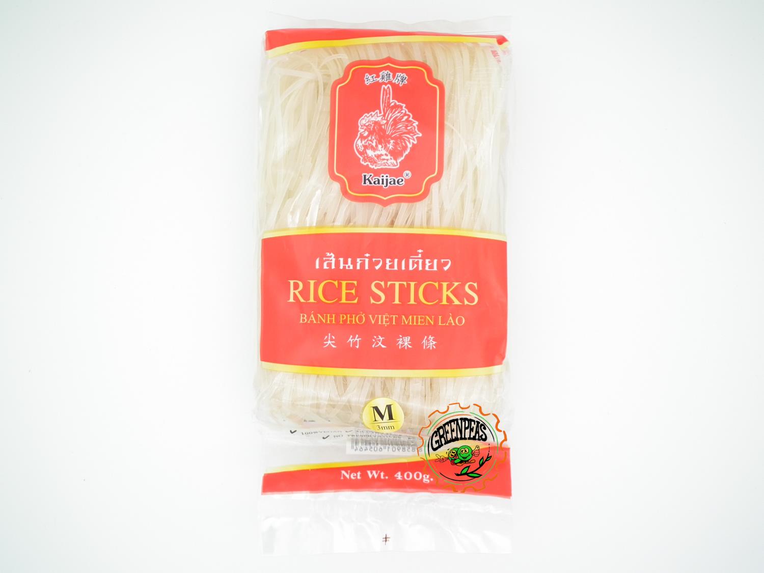 KAIJAE Rice Sticks 3mm (M) 400gr