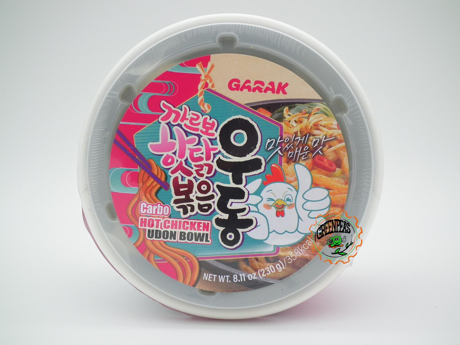 GARAK Inst Udon Carbo Hot Chicken Bowl 230gr