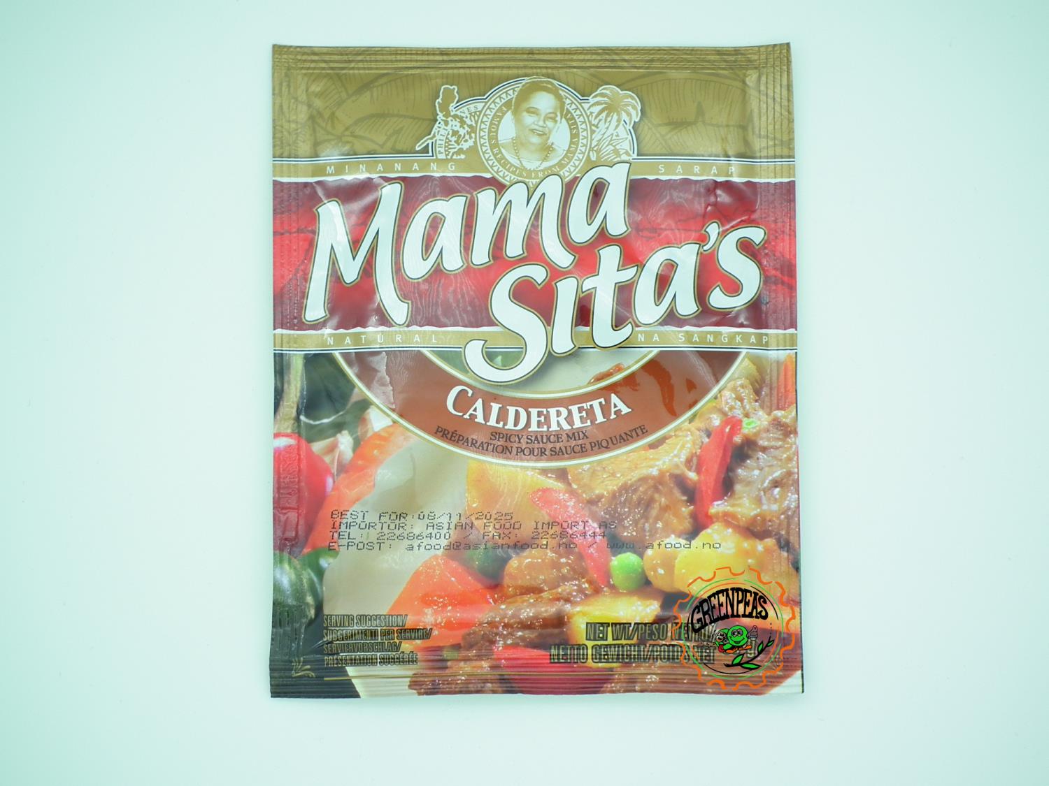 MAMA SITA Caldereta Spicy Sauce Mix 50gr