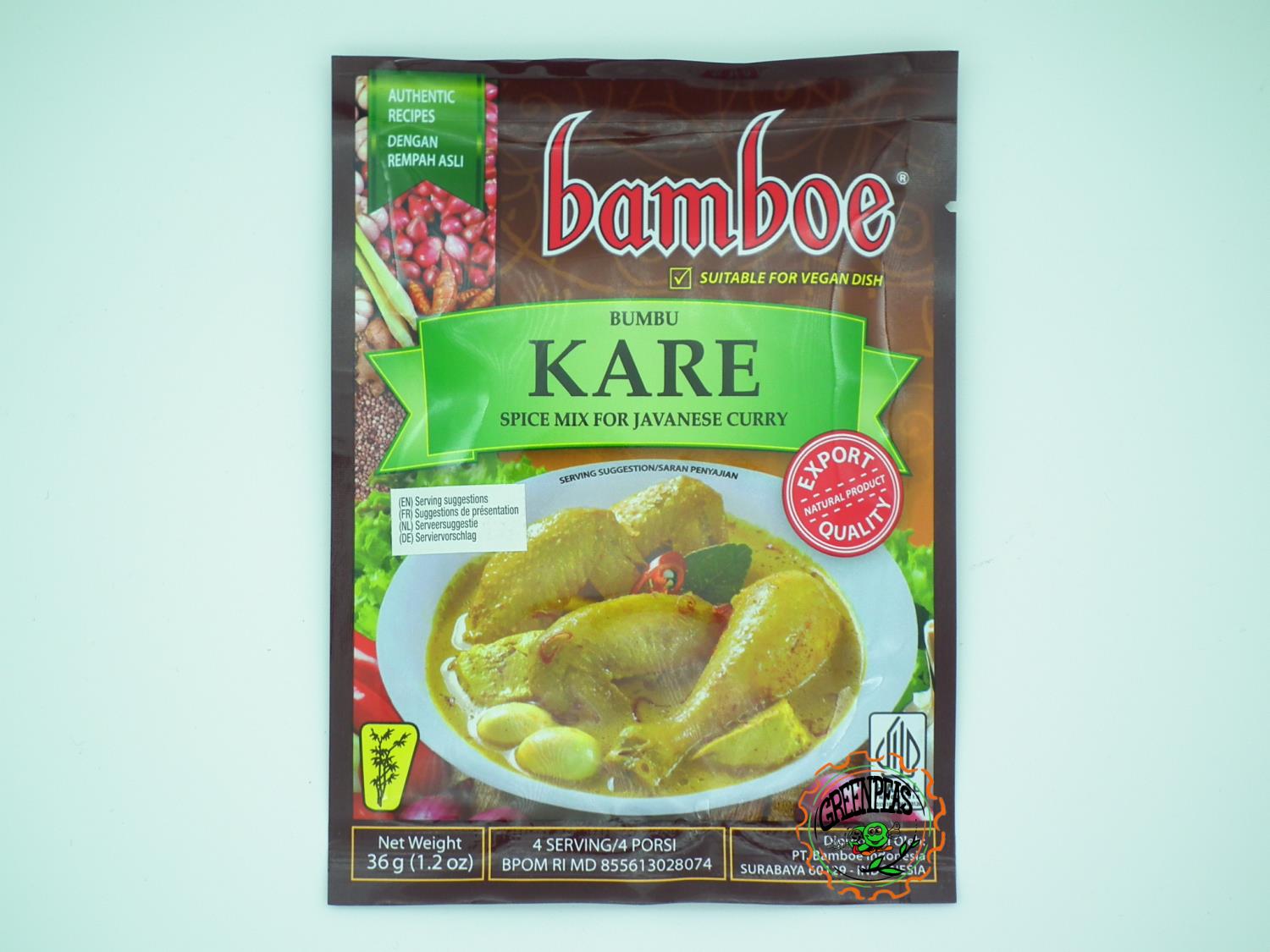 BAMBOE Kare Javanese Curry 35gr