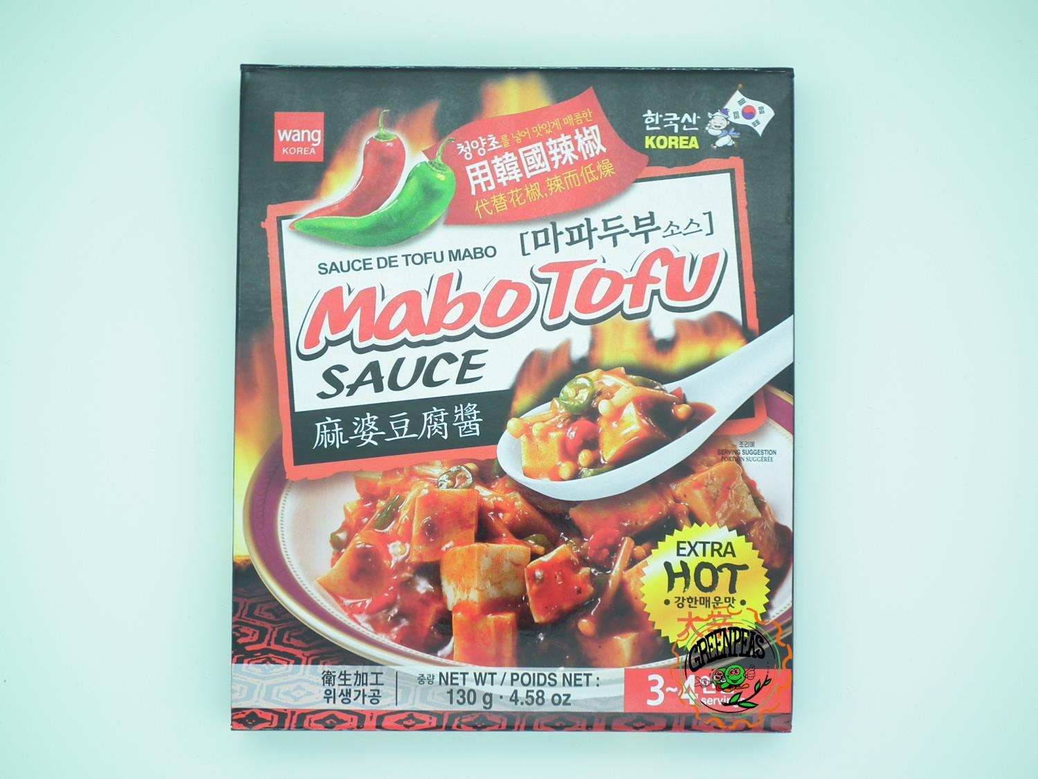 WANG Sauce for Mabo Tofu Extra Hot 130gr jj