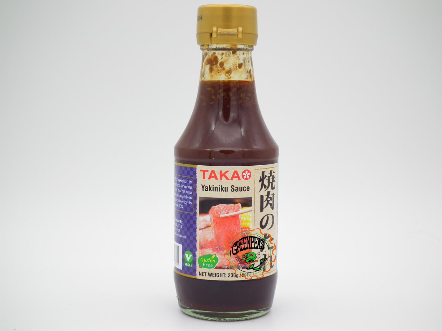 TAKAO Yakiniku No Tare Sauce for BBQ Beef 230gr