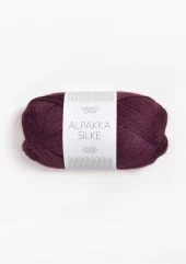 Alpakka Silke Burgundy 4372