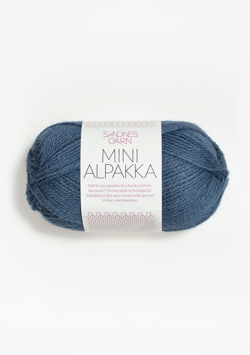 6052 Mini Alpakka Jeansblå