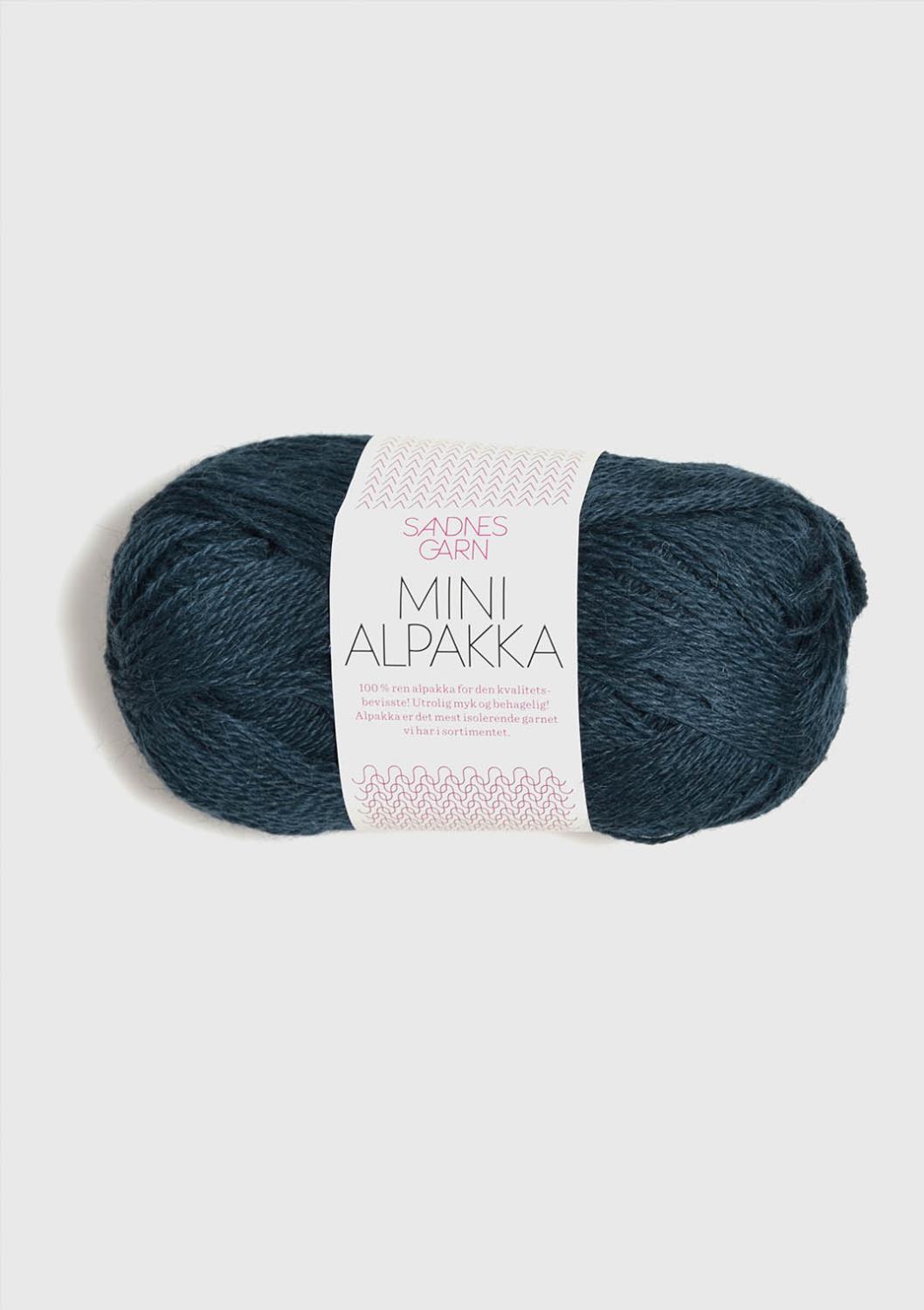6572 Mini Alpakka Mørk Blåmelert