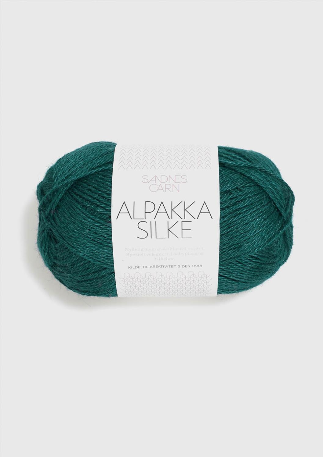 6765 Alpakka Silke Petrol