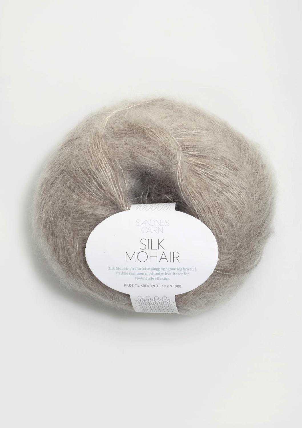 2650 Silk Mohair Beigemelert