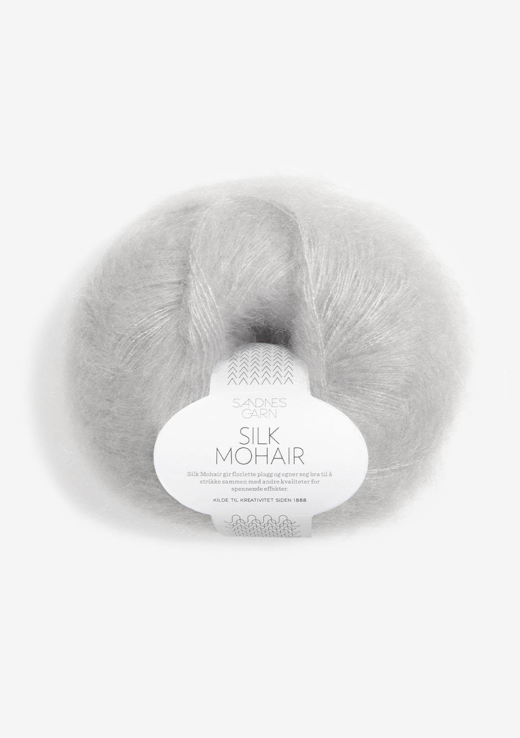 3820 Silk Mohair Lys Grå