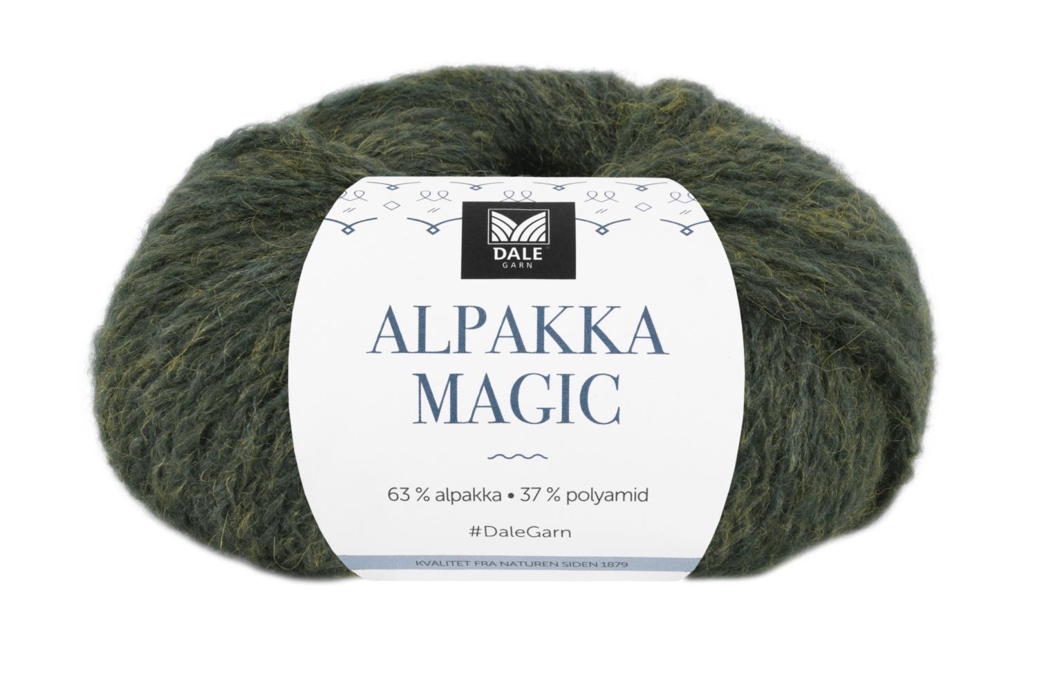Alpakka Magic - Eføygrønn