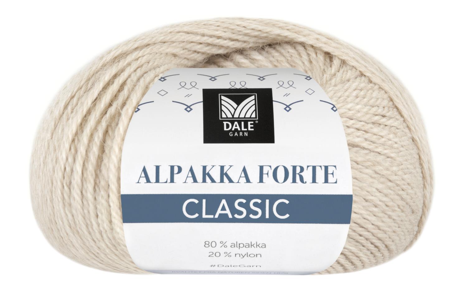 Alpakka Forte Classic - Beige melert