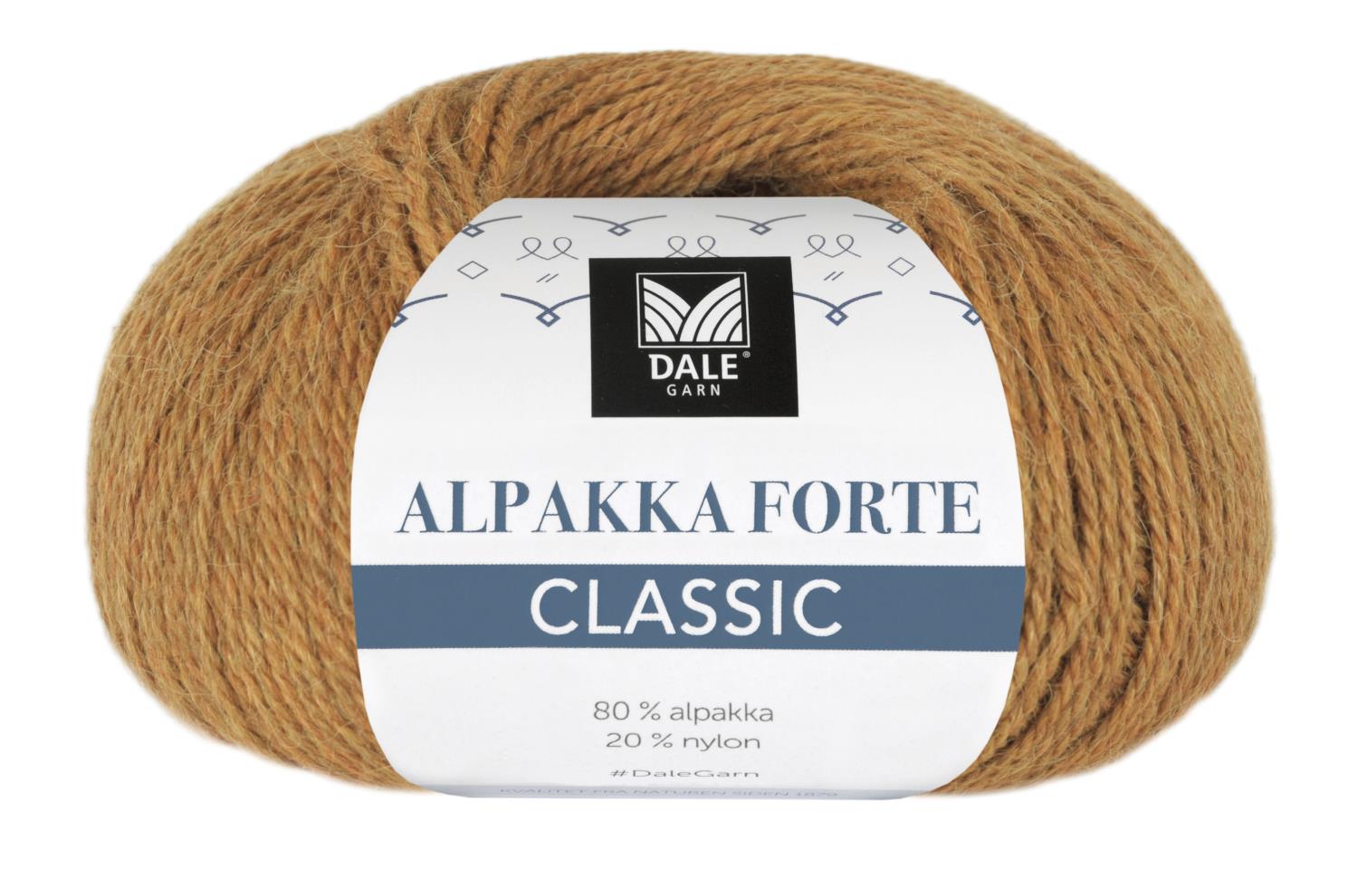 Alpakka Forte Classic - Currygul