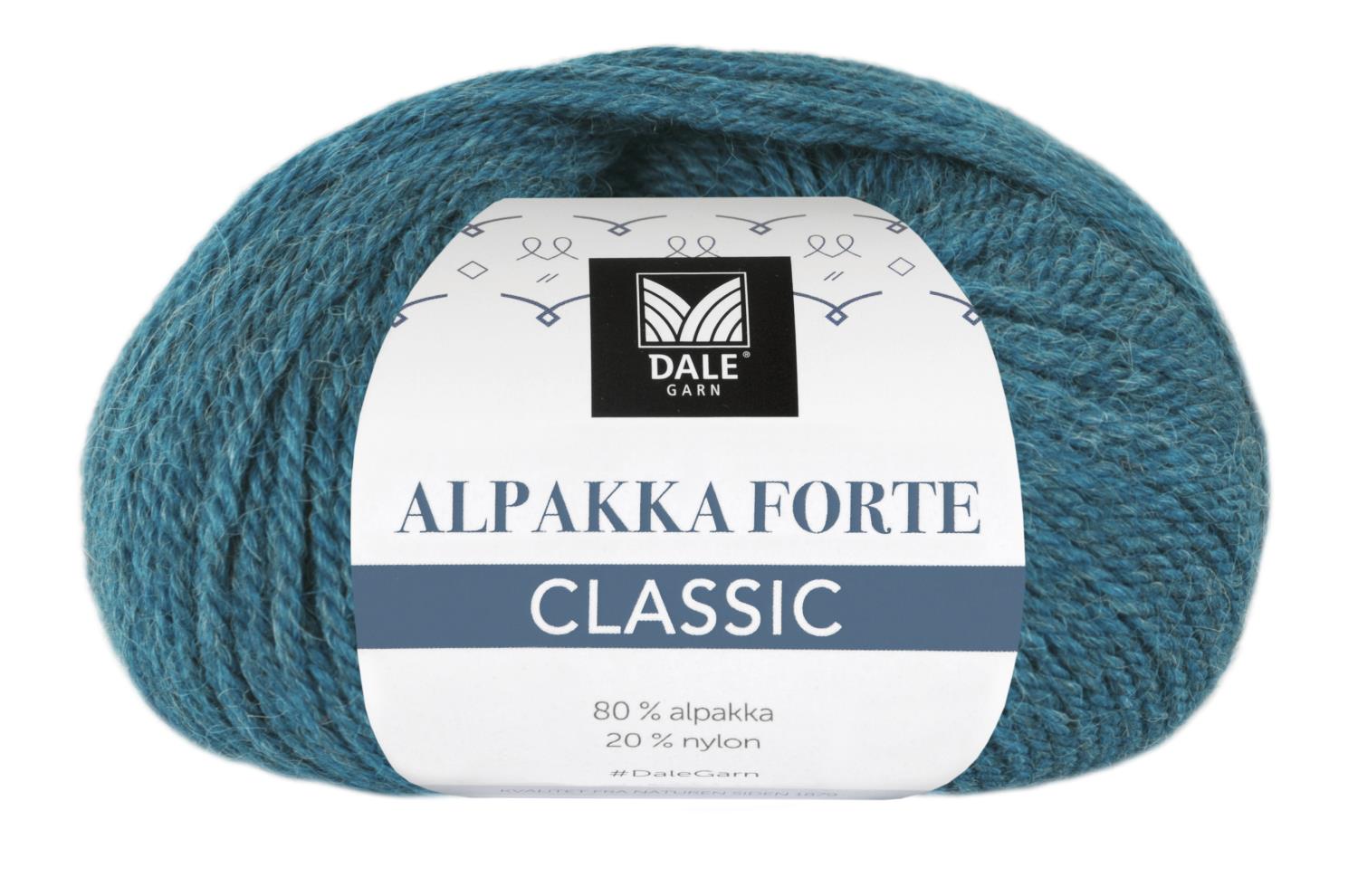 Alpakka Forte Classic - Dyp sjøgrønn