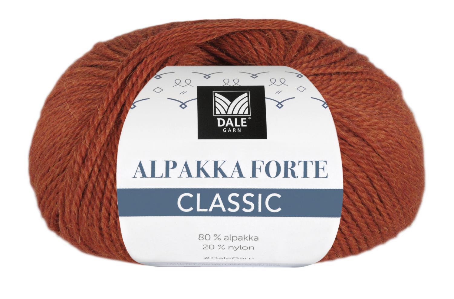 Alpakka Forte Classic - Terracotta melert