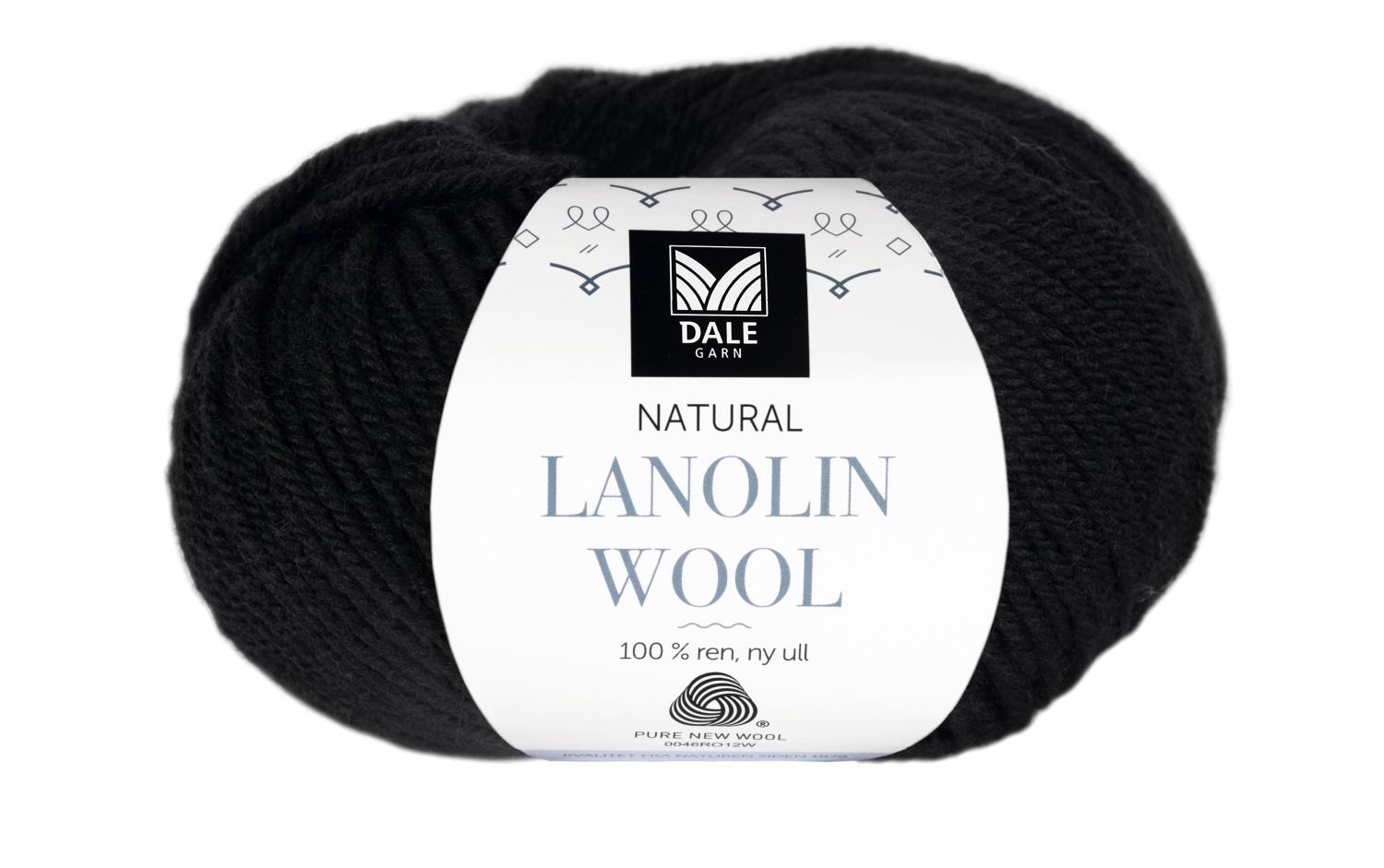 Lanolin Wool - Svart
