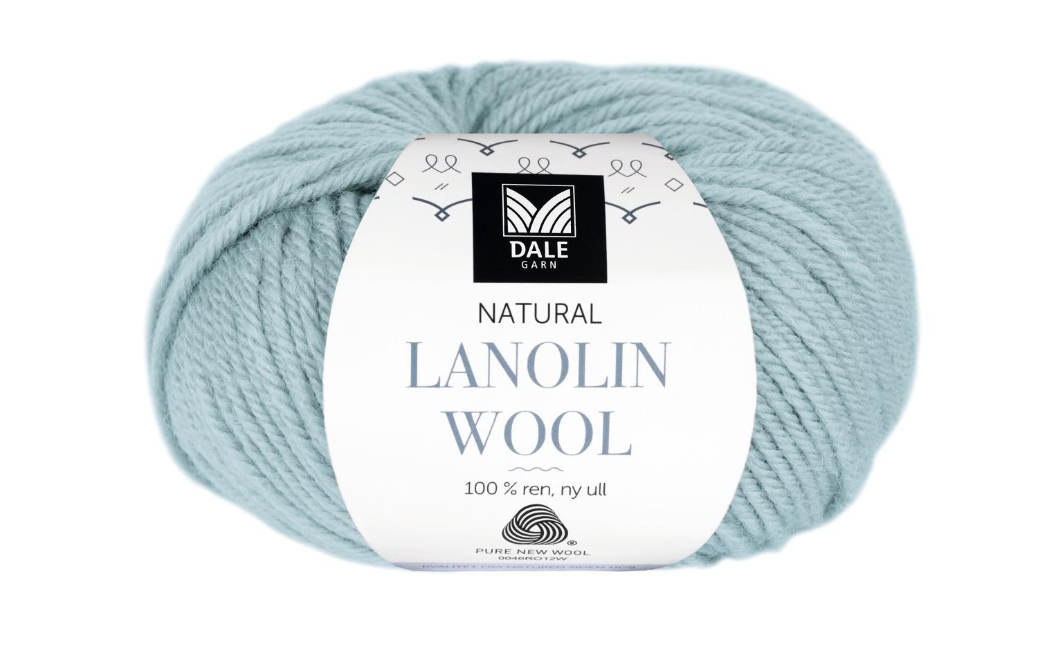 Lanolin Wool - Dus sjøgrønn