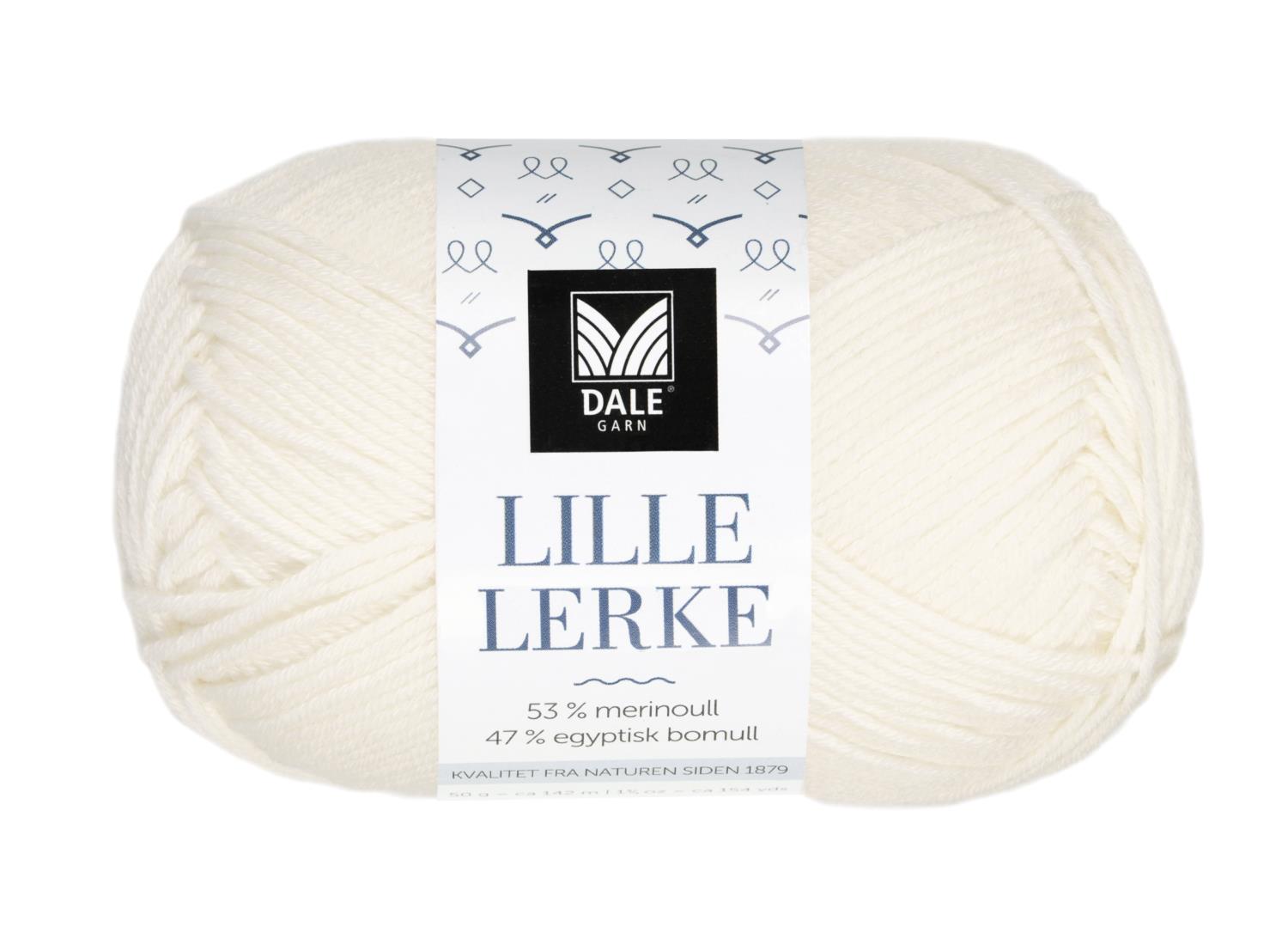 Lille Lerke - Ubleket hvit