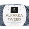 Alpakka Tweed - Blå