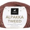 Alpakka Tweed - Mørk Rust