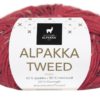 Alpakka Tweed - Rød