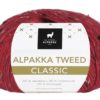 Alpakka Tweed Classic - Rød