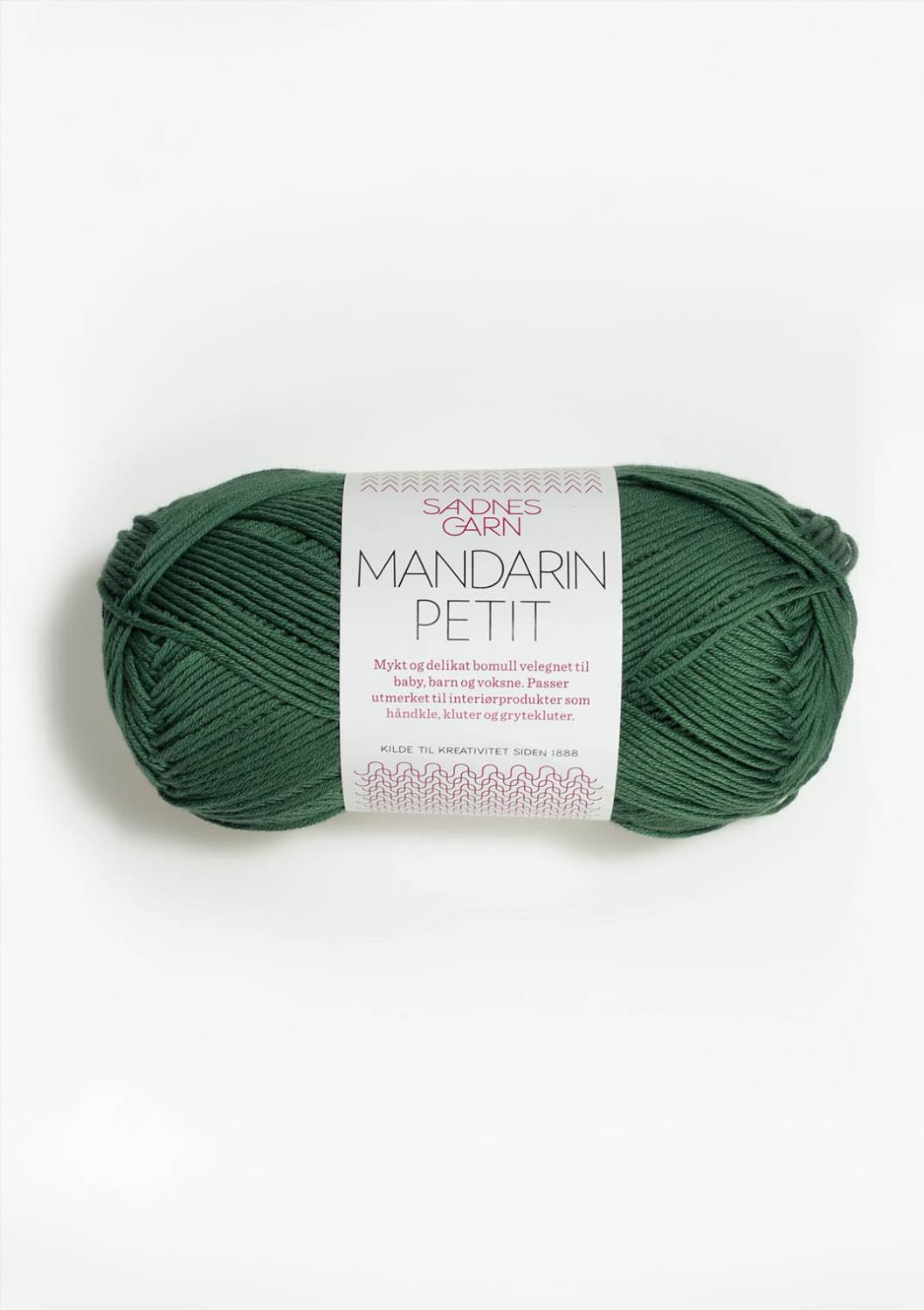 Mandarin Petit Mørk Grønn 8052