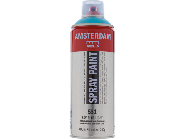 Amsterdam Spray 400ml - 551 Sky blue light