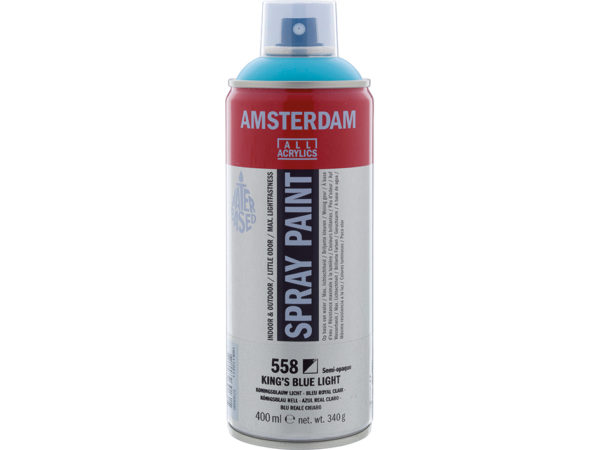 Amsterdam Spray 400ml - 558 King's blue light