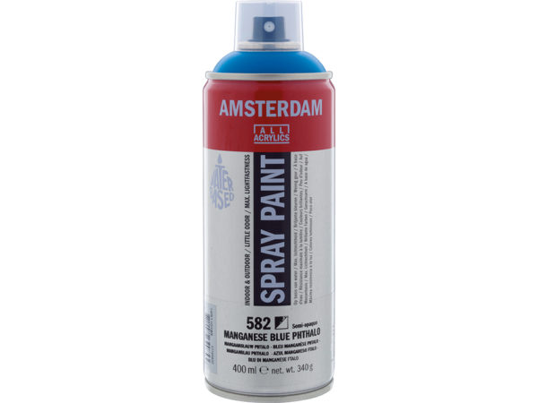Amsterdam Spray 400ml - 582 Manganese blue phthalo