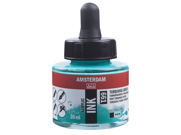 Amsterdam Ink 30ml - 661 Turquoise Green