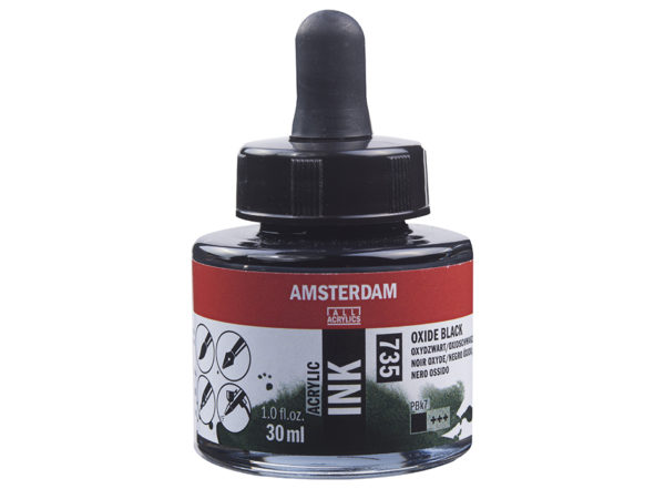 Amsterdam Ink 30ml - 735 Oxide Black