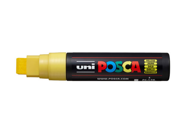 Uni POSCA PC-17K - Extra Broad 15mm - 2 Yellow