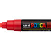 Uni POSCA PC-8K - Chisel 8mm - F15 Fluorescent Red