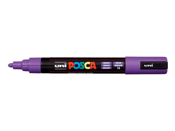Uni POSCA PC-5M - Medium 1,8-2,5mm - 12 Violet