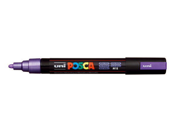 Uni POSCA PC-5M - Medium 1,8-2,5mm - M12 Metallic Violet