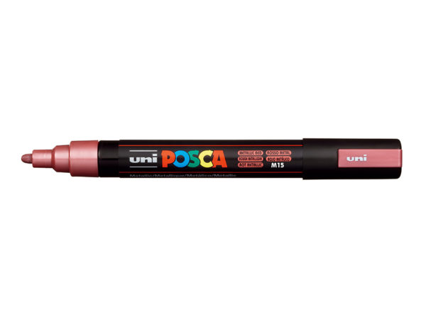 Uni POSCA PC-5M - Medium 1,8-2,5mm - M15 Metallic Red