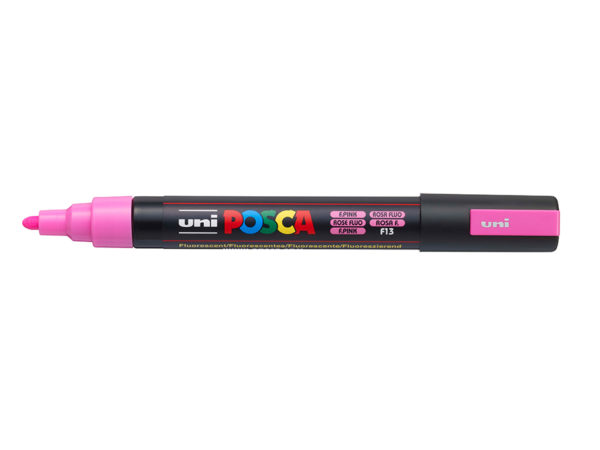 Uni POSCA PC-5M - Medium 1,8-2,5mm - F13 Fluorescent Pink