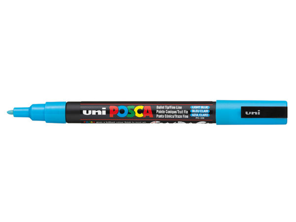 Uni POSCA PC-3M - Fine 0,9-1,3mm - 8 Light Blue