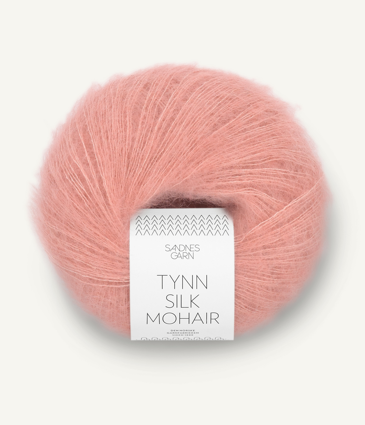 Tynn Silk Mohair Ferskenblomst 4033