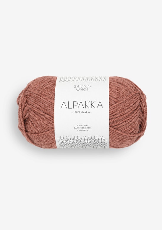Alpakka Støvet plommerosa 3553