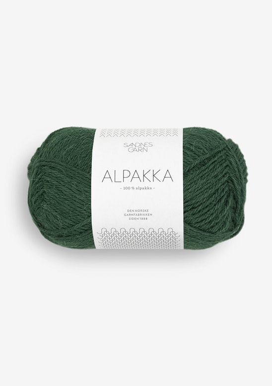 Alpakka Dyp skoggrønn 8581