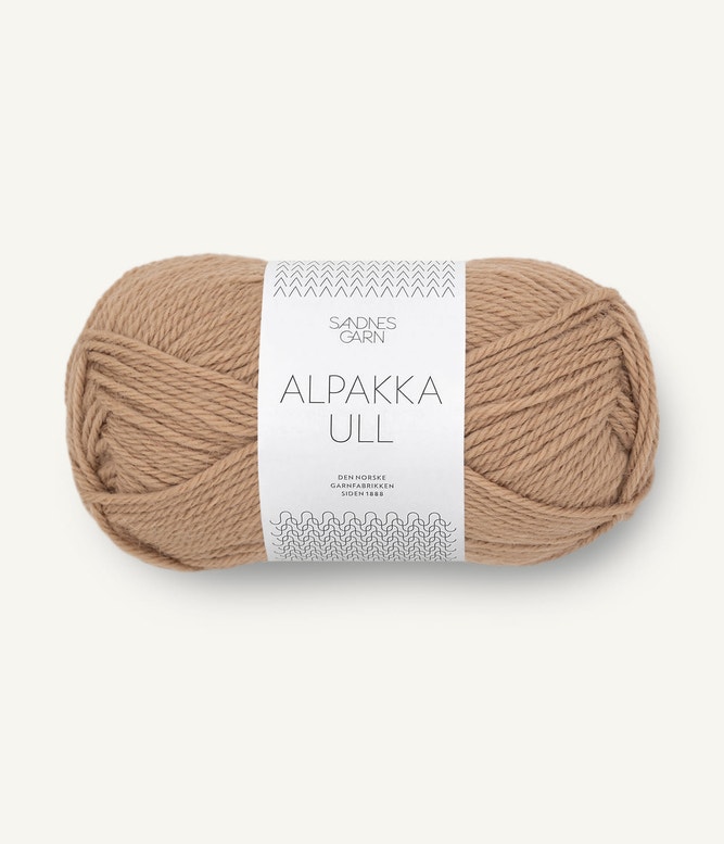 Alpakka Ull Camel 2542